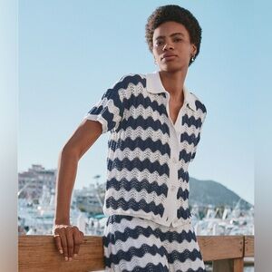 Lou & Grey Wavy Pointelle Shirt